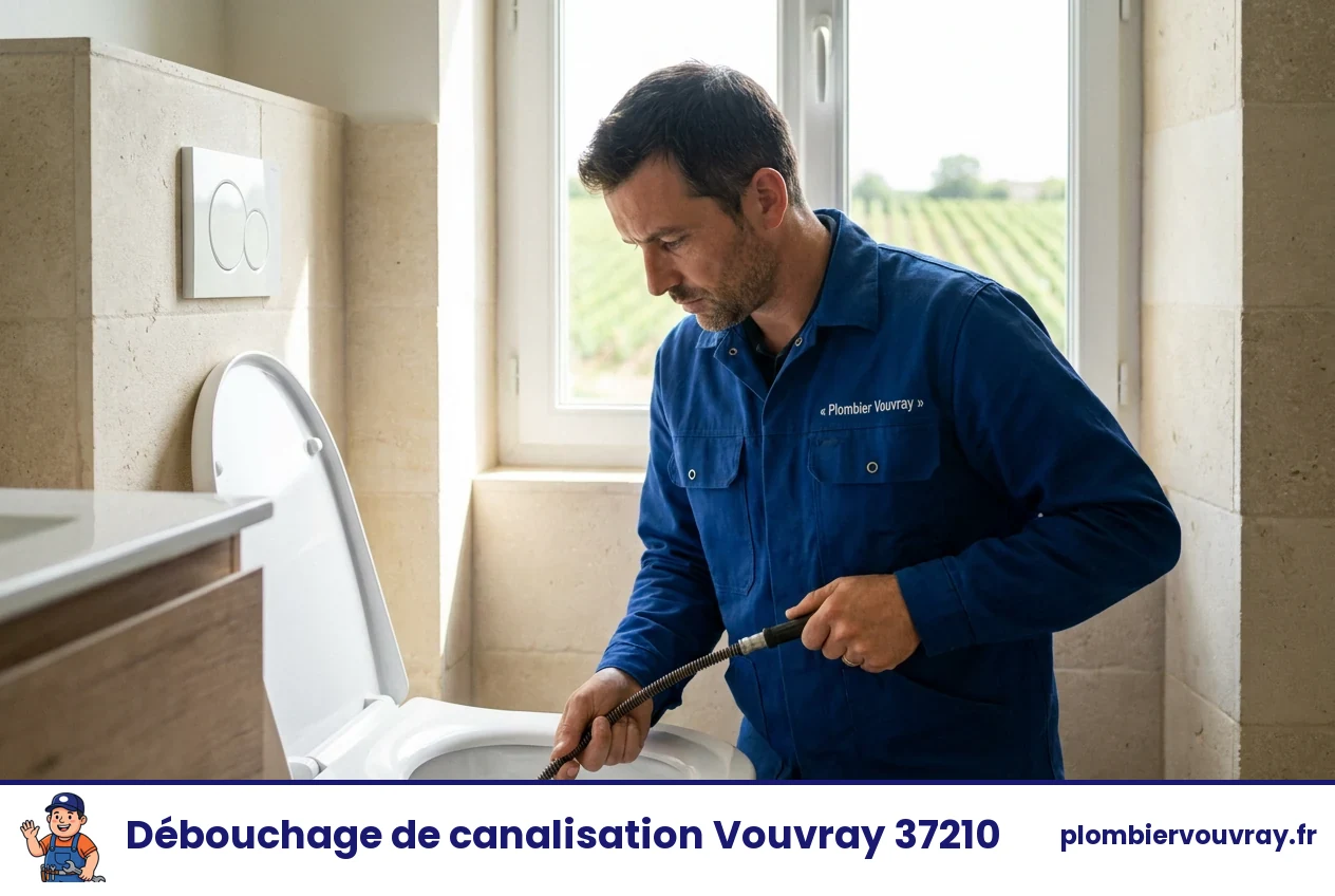 Canalisations à Vouvray débouchées