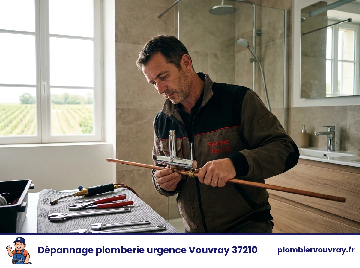 Plombier Vouvray — dépannage plomberie urgence