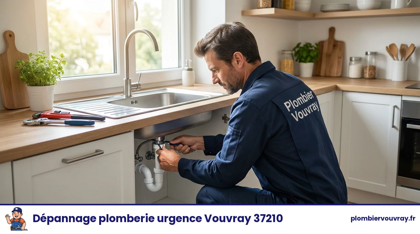 Plombier Vouvray — dépannage plomberie urgence