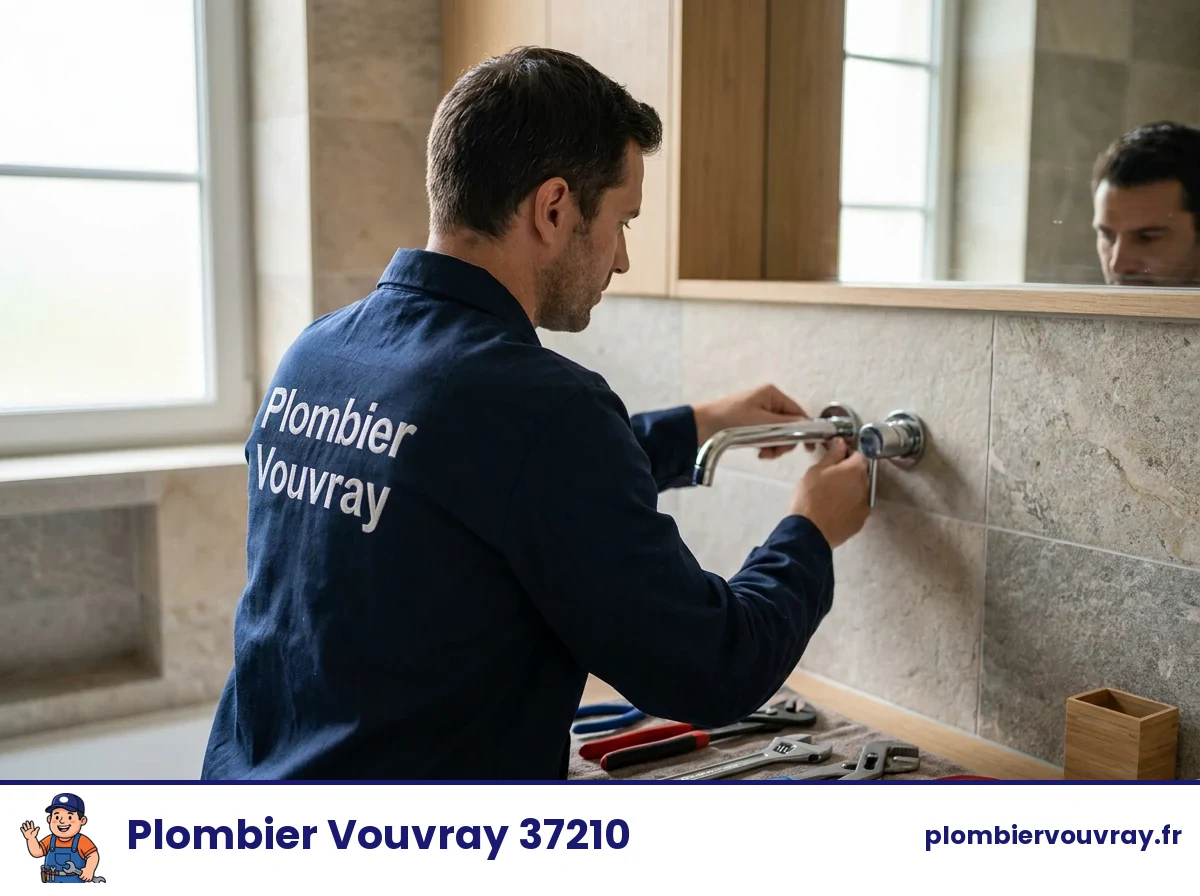 Intervention rapide de plomberie à Vouvray