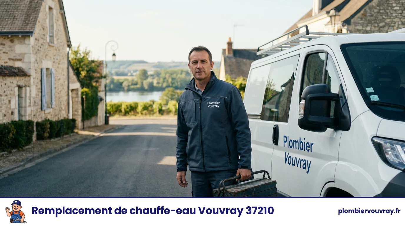 Plombier Vouvray — remplacement de chauffe-eau